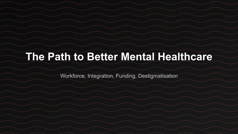 The path to better mental healthcare in India — workforce expansion, primary care integration, increased funding, and destigmatisation