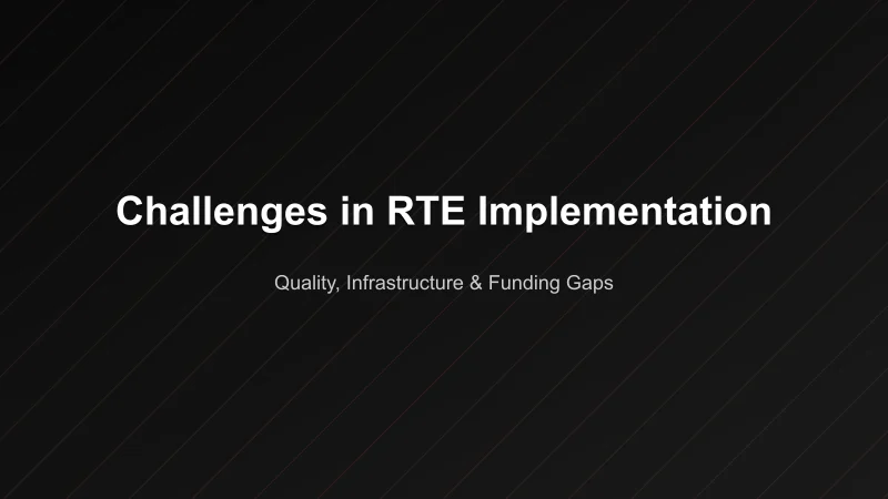 Challenges in RTE Implementation