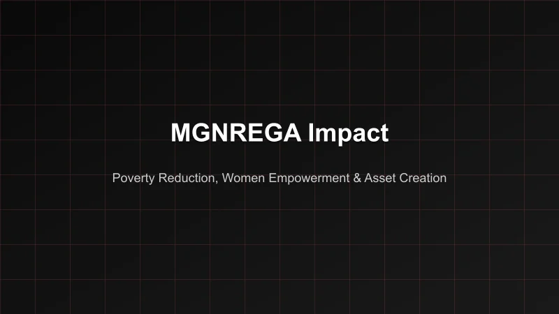 MGNREGA Impact